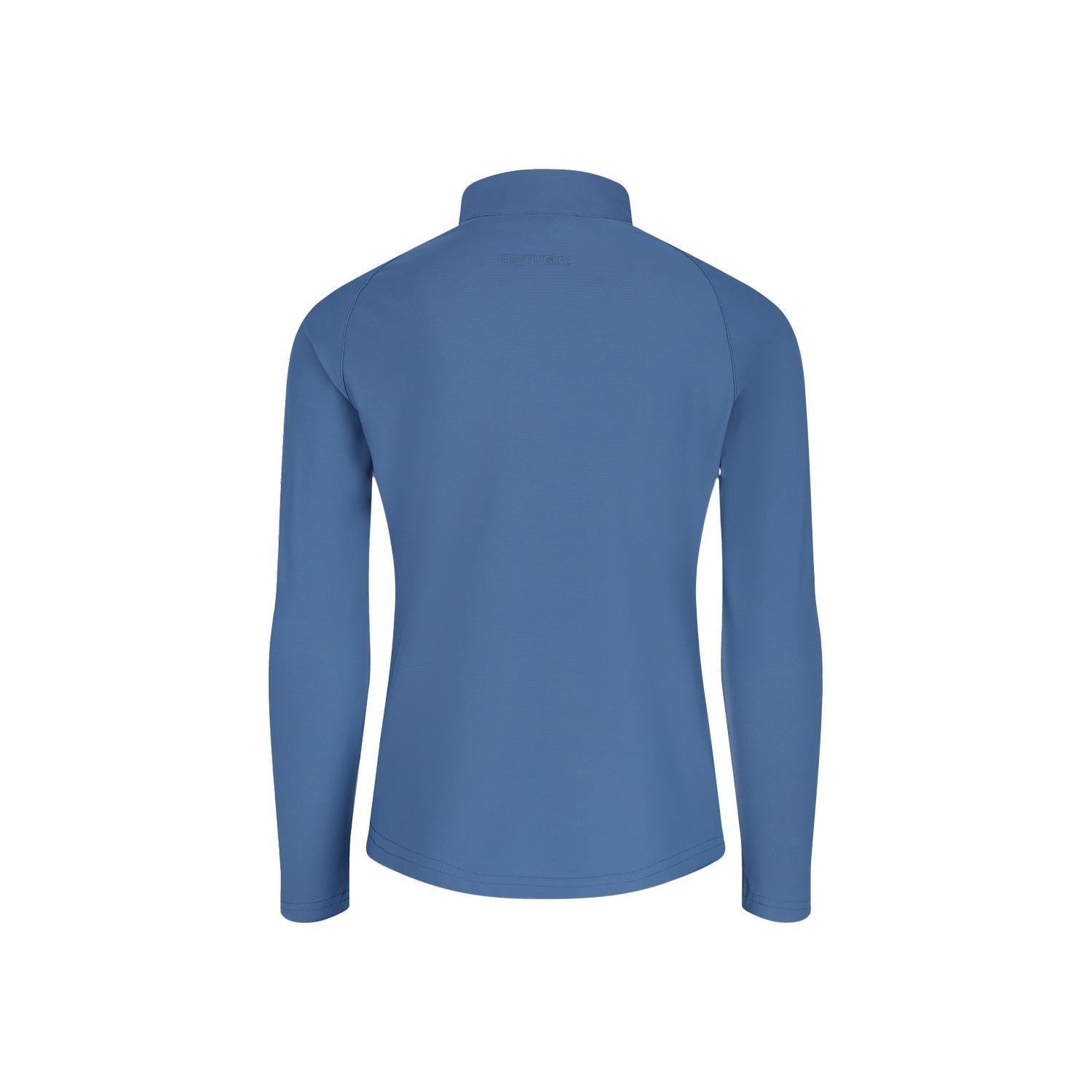 Kentucky Horsewear - Maillot D'Entraînement Équitation Enfant Kentucky Barcelona - T-shirt Manches Longues - Bleu - Decathlon