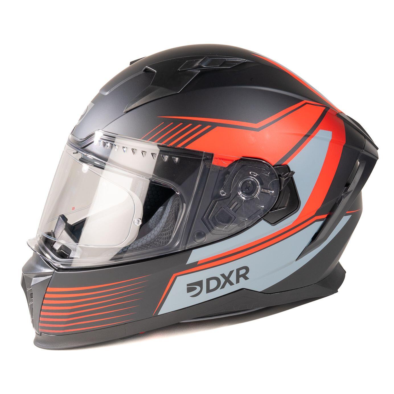 MOTOBLOUZ Casque Intégral EROS NEO Black/Red | ECE 22.06 2/7