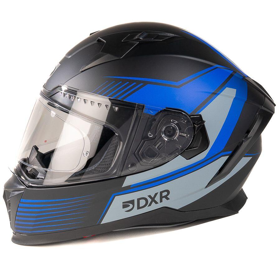 MOTOBLOUZ Casque Intégral EROS NEO Black/Blue | ECE 22.06 2/7