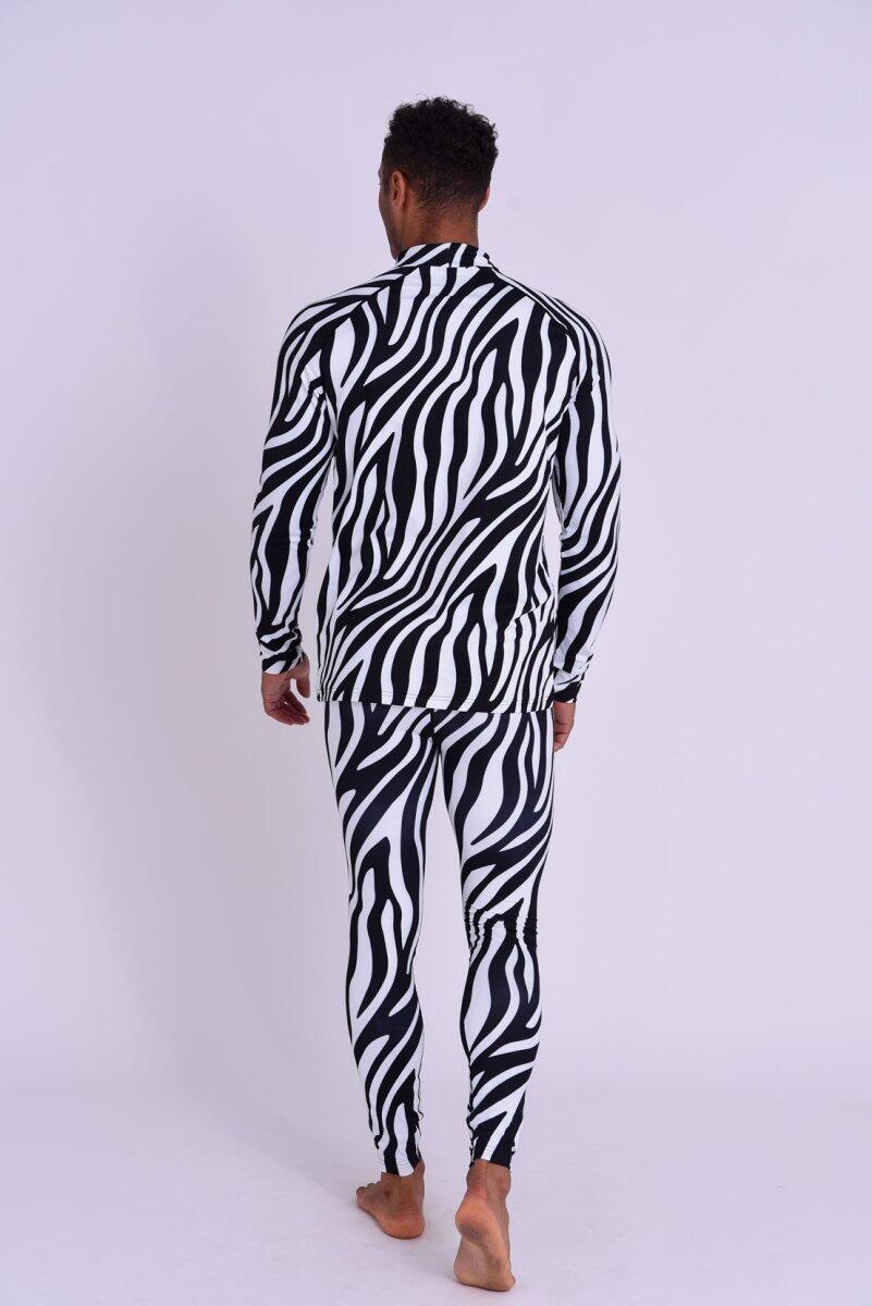 Heren Ski Functionele Broek Thermisch Hotel California Zebra 4/6