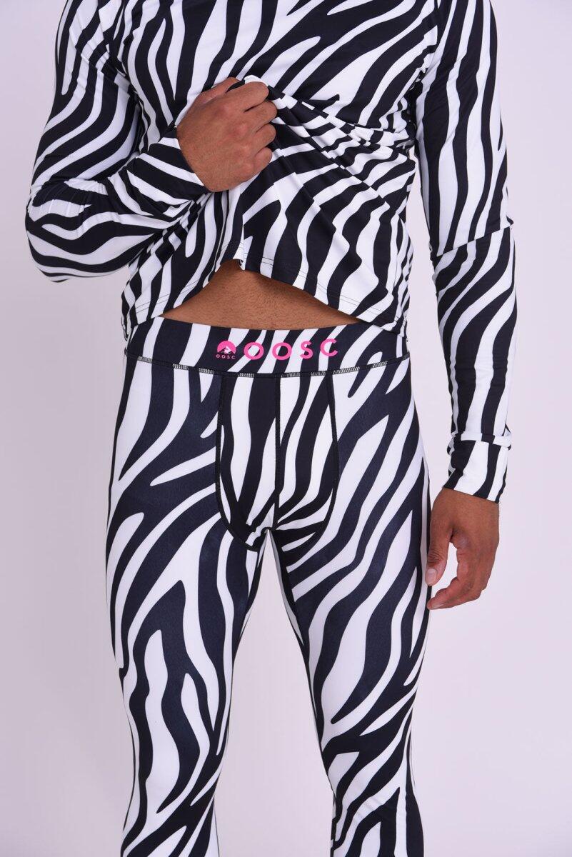 Heren Ski Functionele Broek Thermisch Hotel California Zebra 5/6