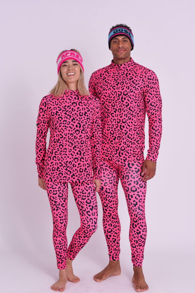 Femme Ski Sous-vêtement Haut Hotel California Pink Leopard 5/5