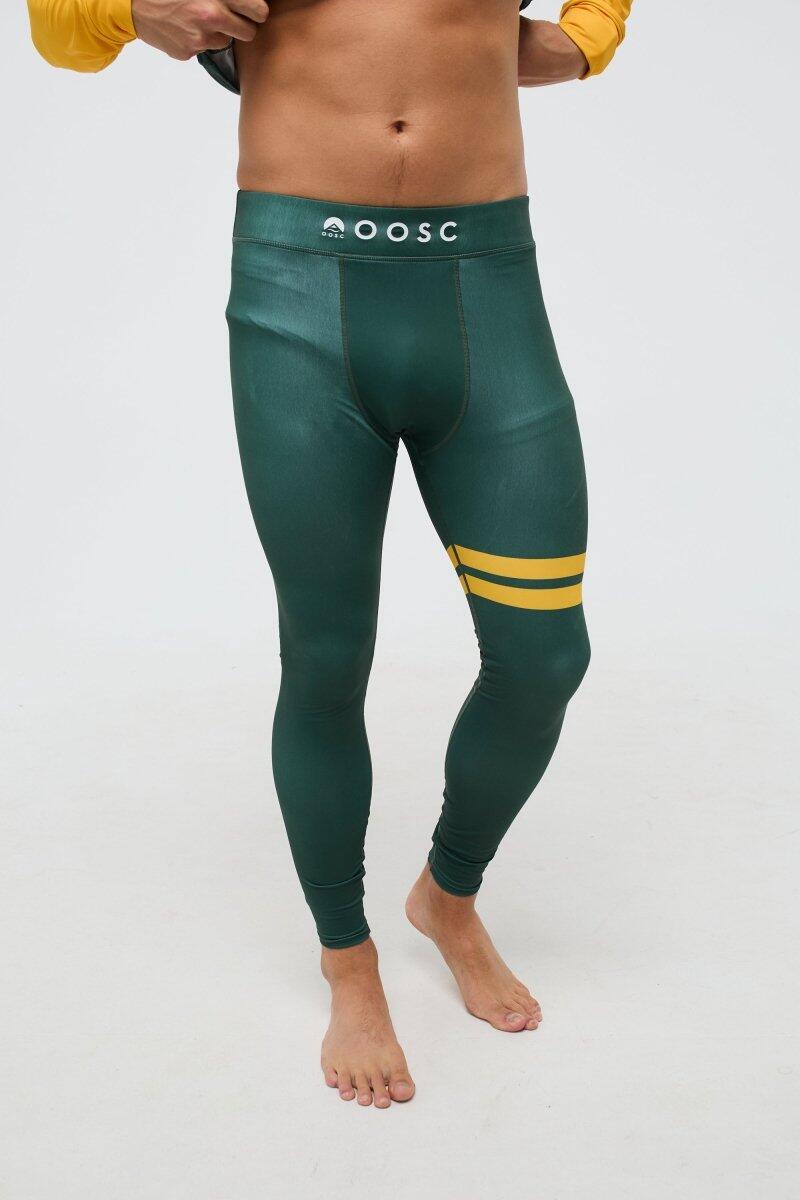 Homme Ski Sous-vêtement Bas Thermique NFL Green Bay Packers 3/6