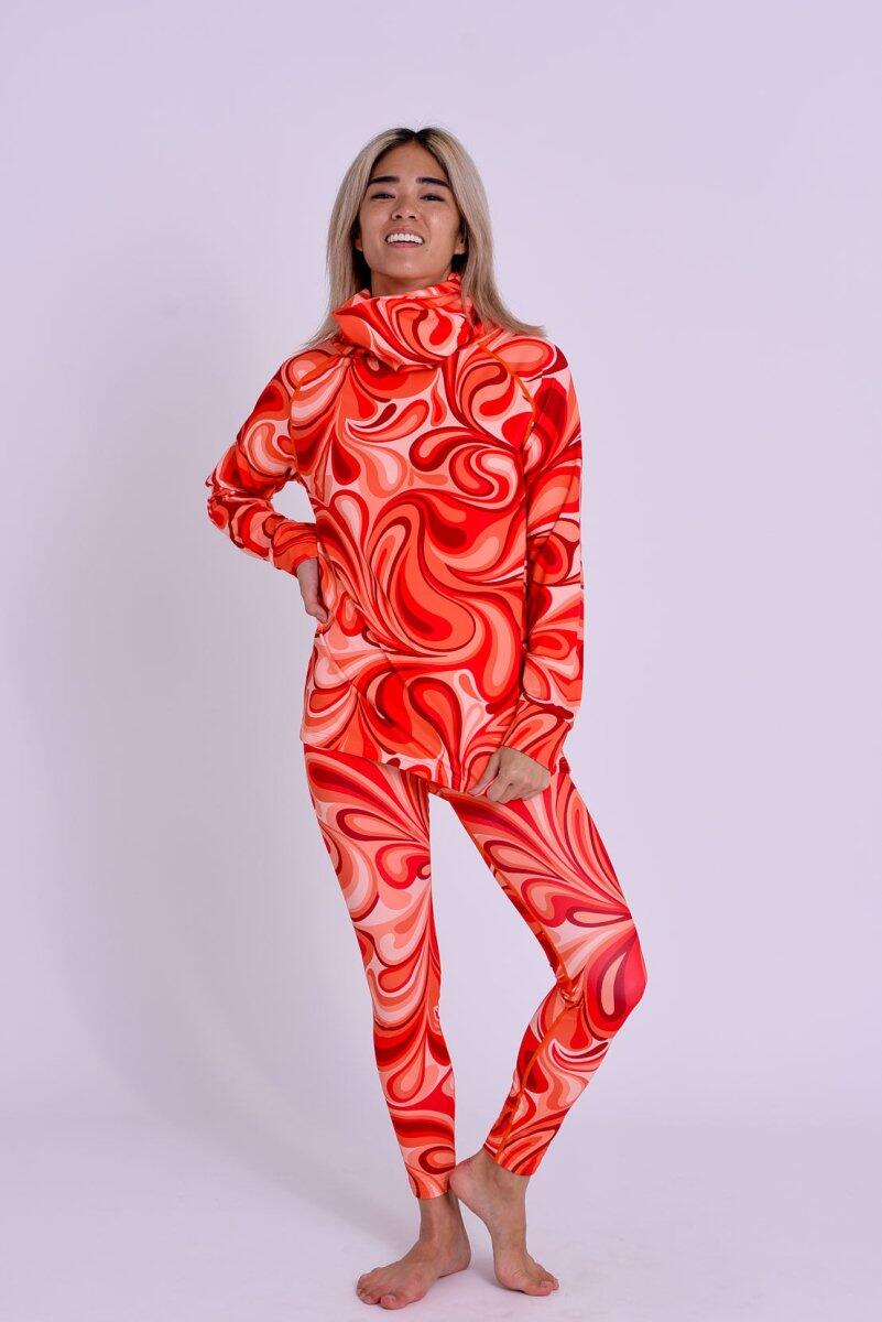 Femme Ski Sous-vêtement Col Montant Shagadelic Baby 3/4