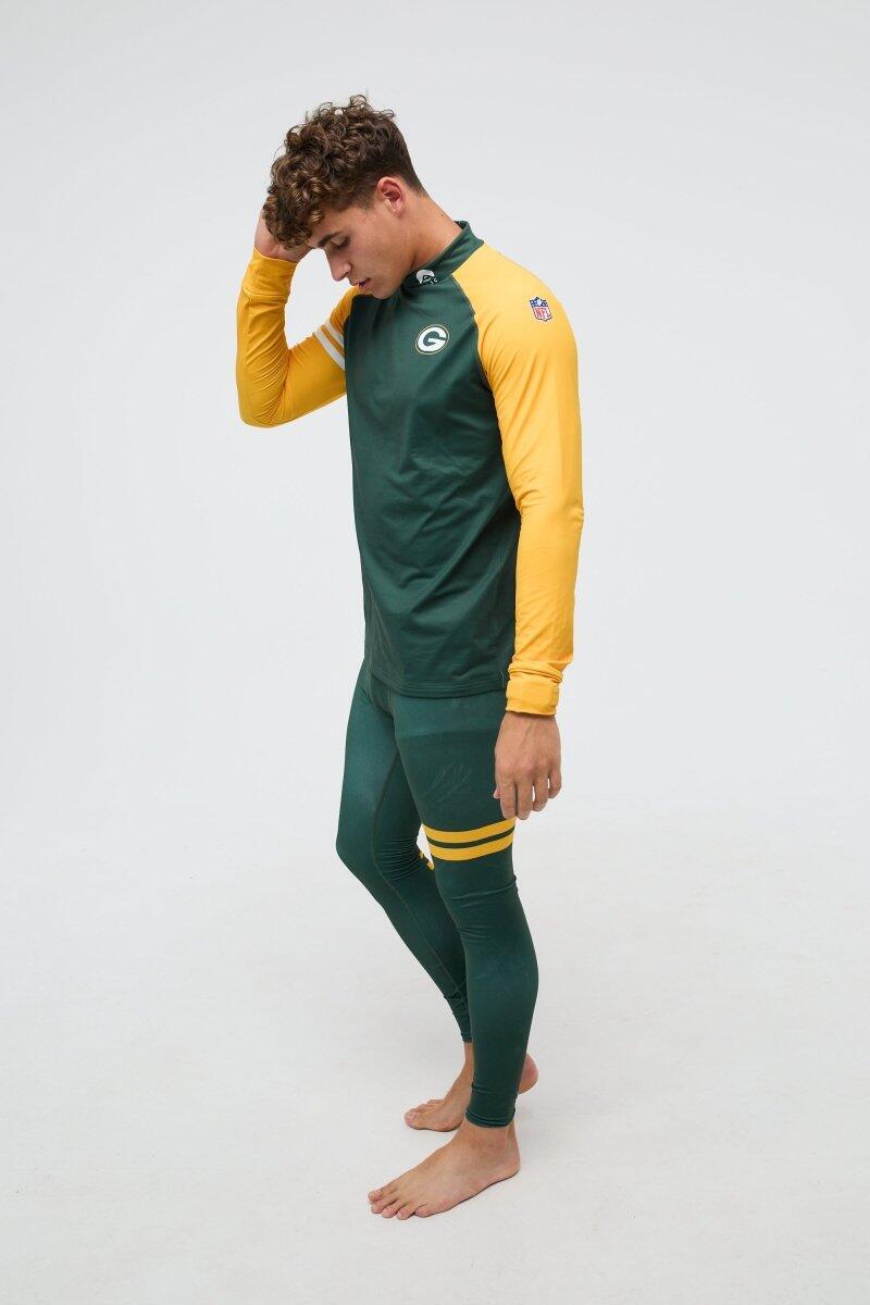 Homme Ski Sous-vêtement Bas Thermique NFL Green Bay Packers 5/6