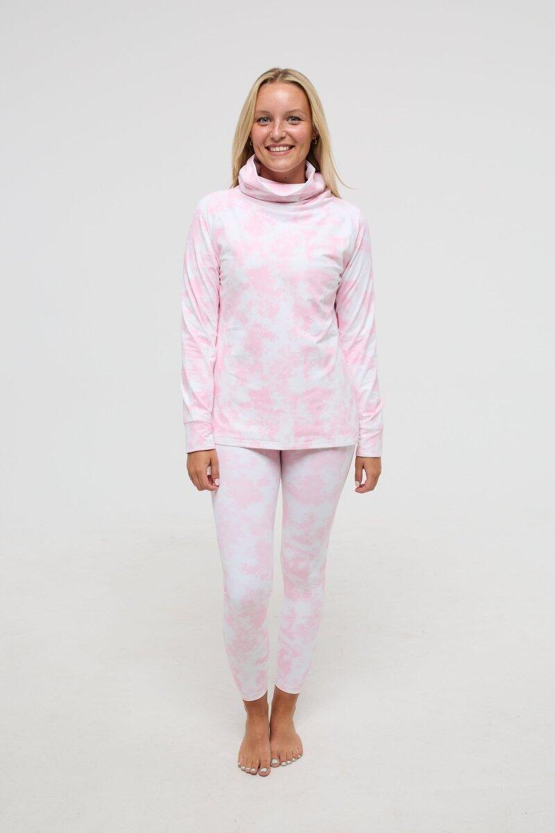 Dames Ski Functionele Legging Thermisch Pink Signature 5/6