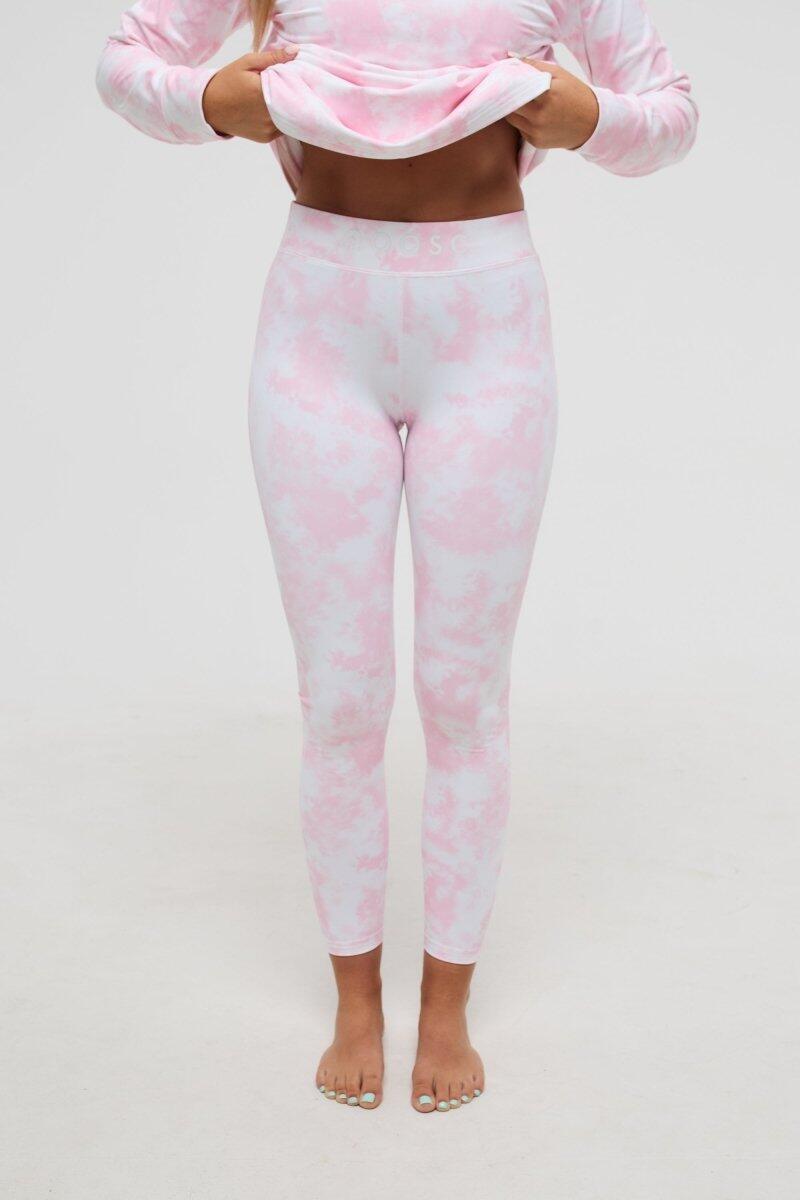 Dames Ski Functionele Legging Thermisch Pink Signature 1/6
