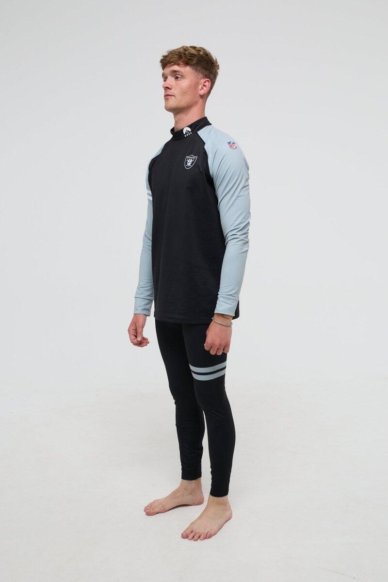 Homme Ski Sous-vêtement Bas Thermique NFL Las Vegas Raiders 4/5