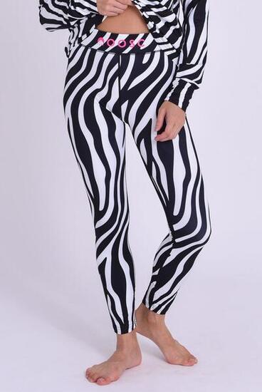 Legging première couche - Imprimé zèbre Hotel California Femme