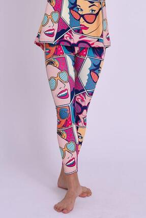 Femme Ski Legging Thermique Comic Book Candy