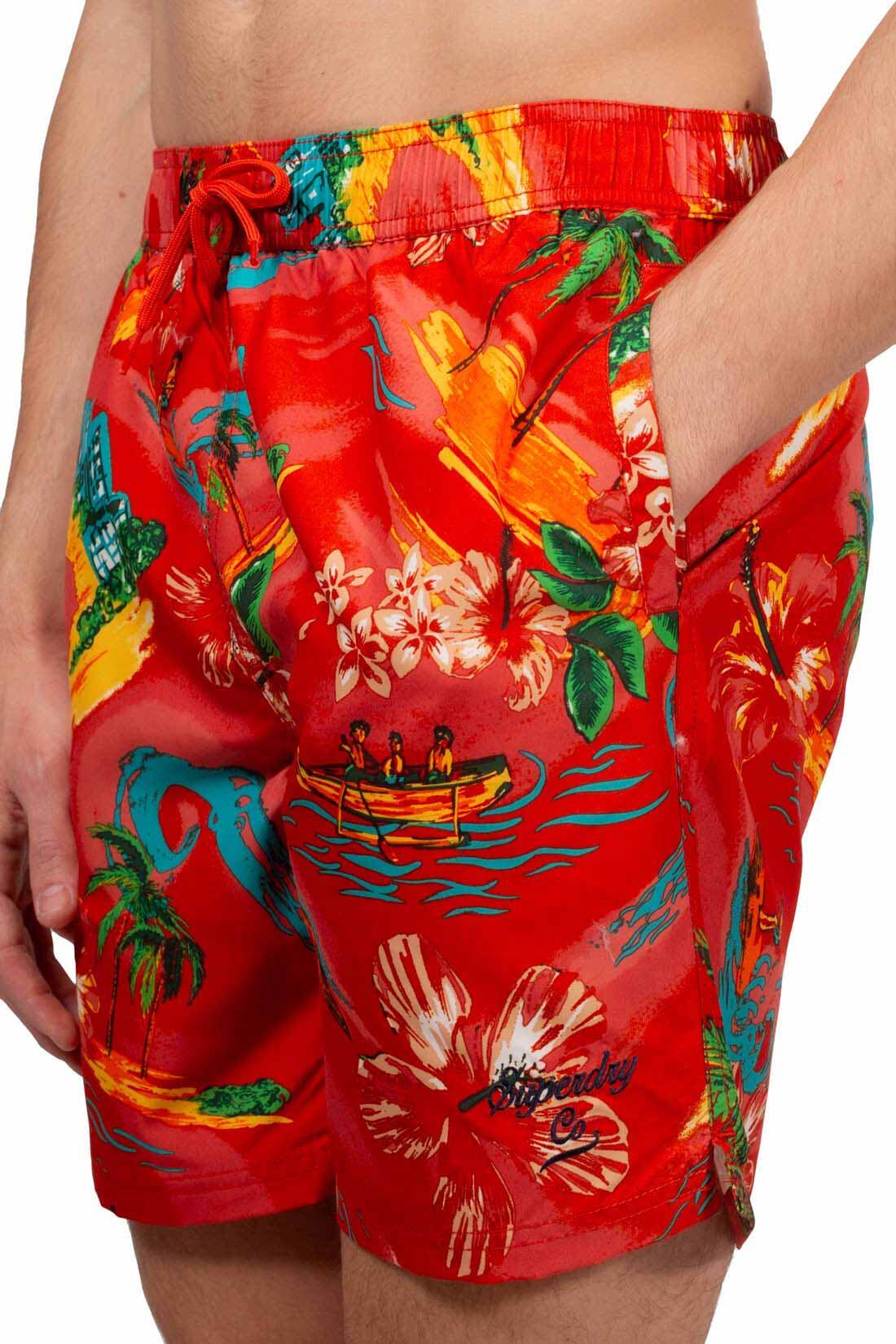 Shorts mare uomostampa hawaiian 5/6
