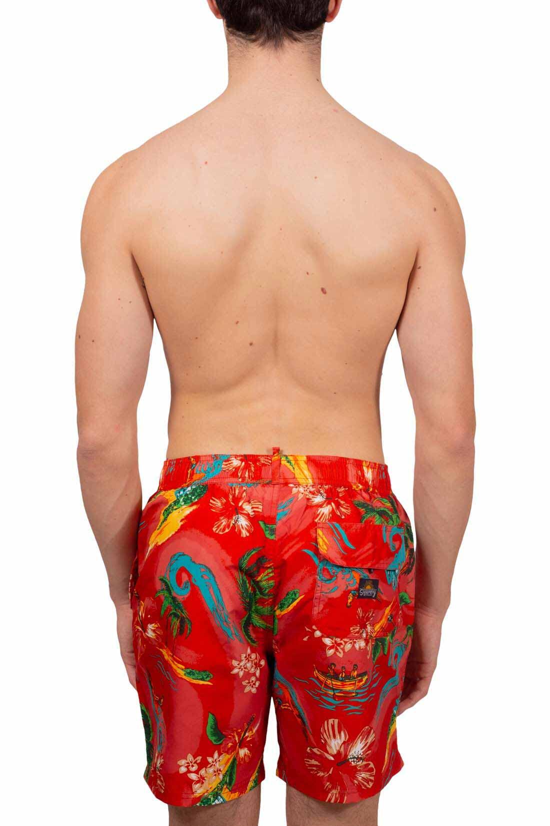 Shorts mare uomostampa hawaiian 4/6