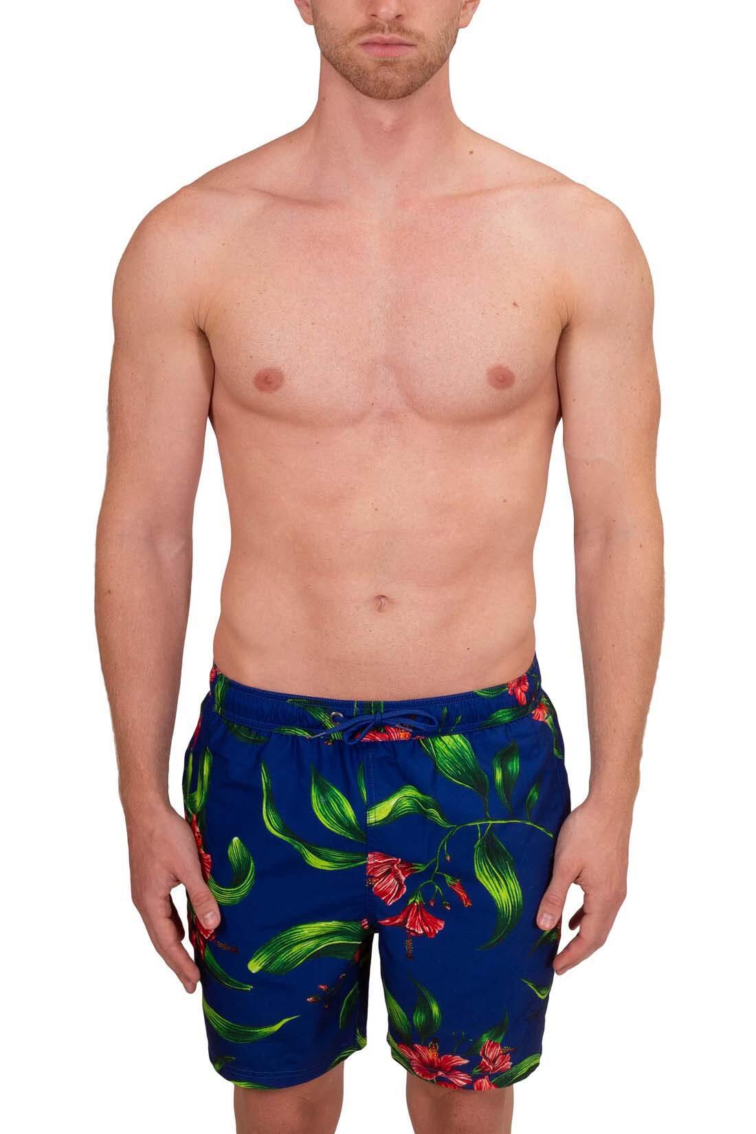 Shorts mare uomostampa hawaiian 3/6