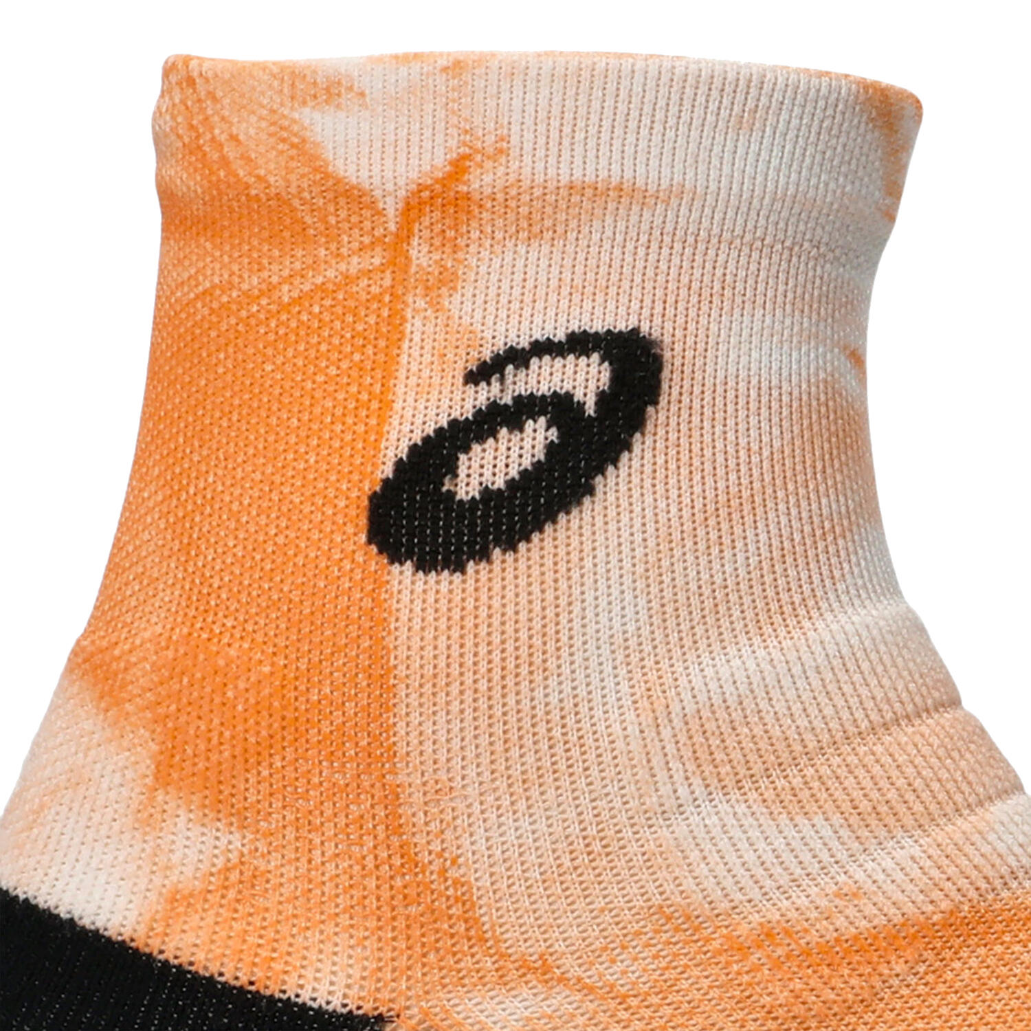 Socken Asics Modell Performance Run Quarter Sock "Brilliant White/Ora für unisex 3/3
