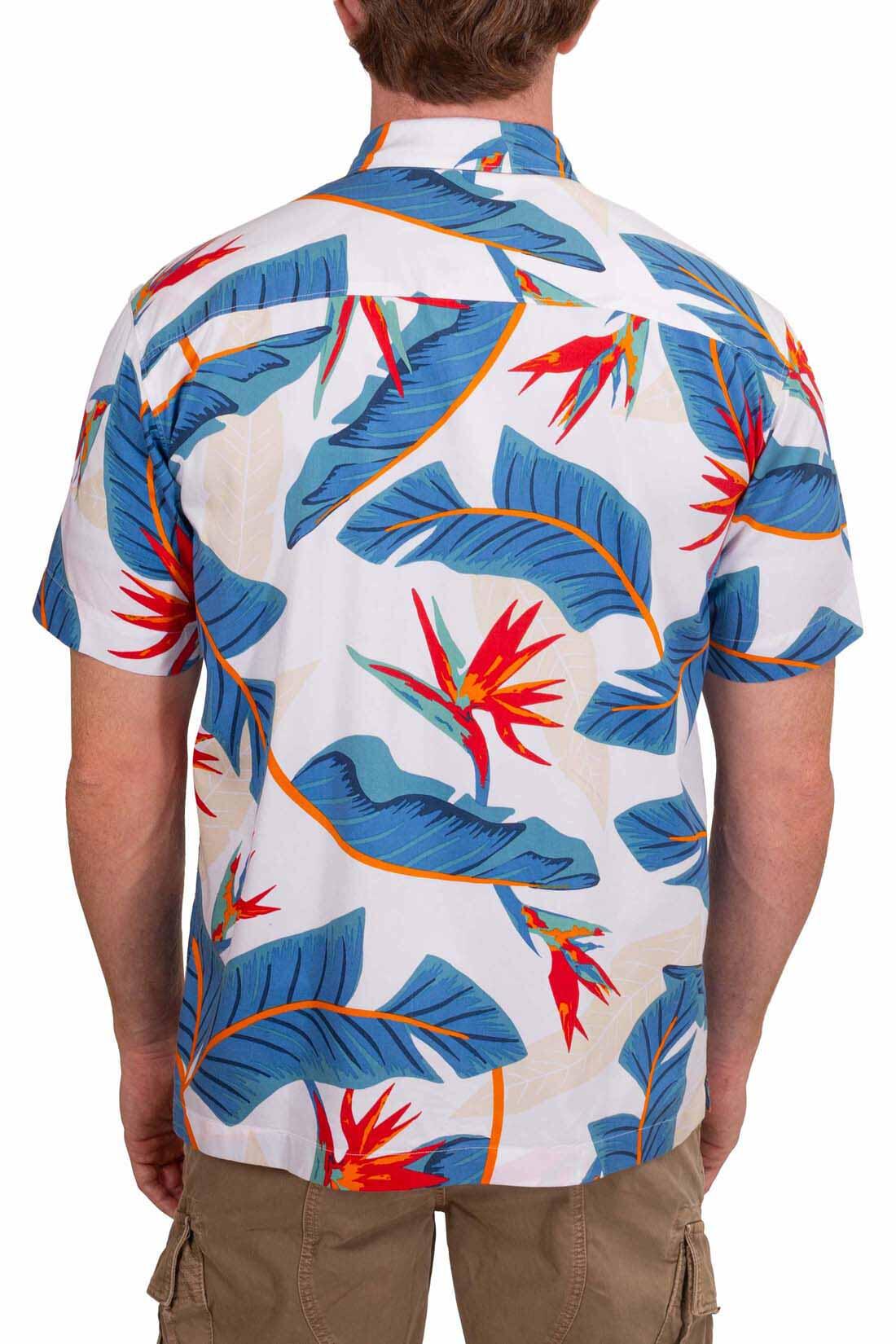 Camicia uomo con stampa hawaiian 3/5