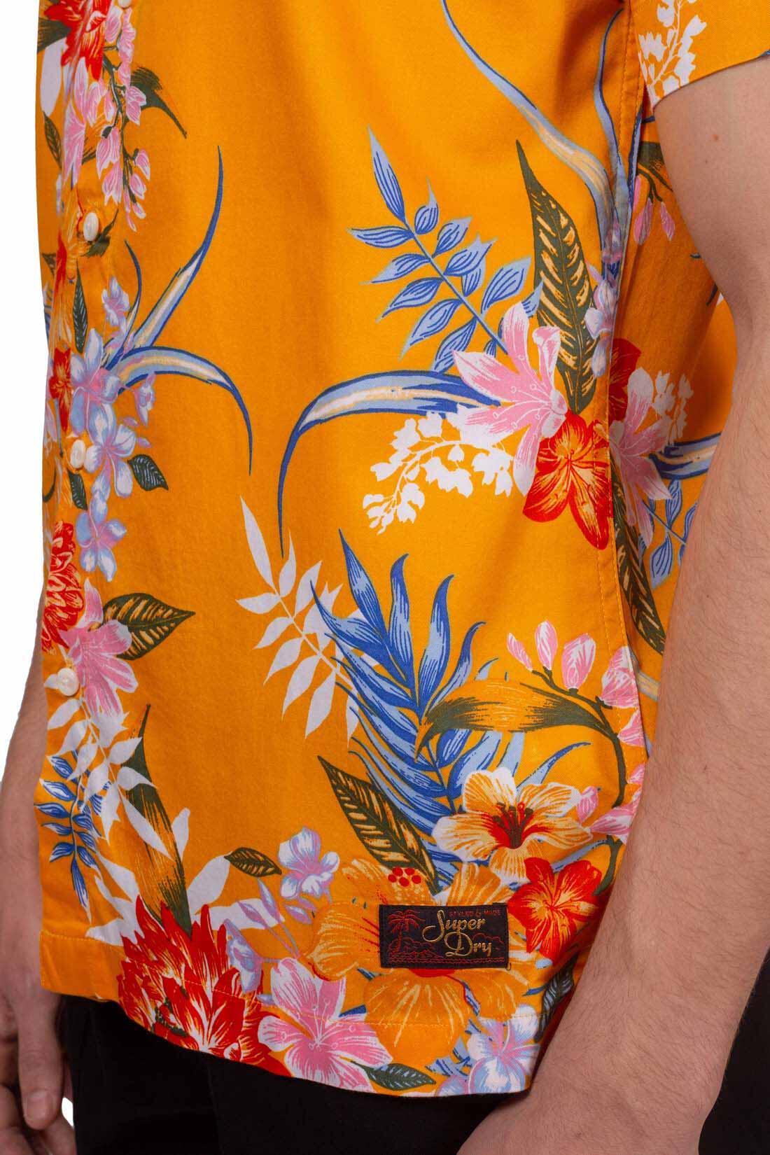 Camicia uomo con stampa hawaiian 4/6
