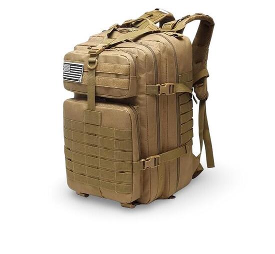 Sac à Dos Tactique Militaire Inuitz 56L – Résistant, Ajustable et Polyvalent