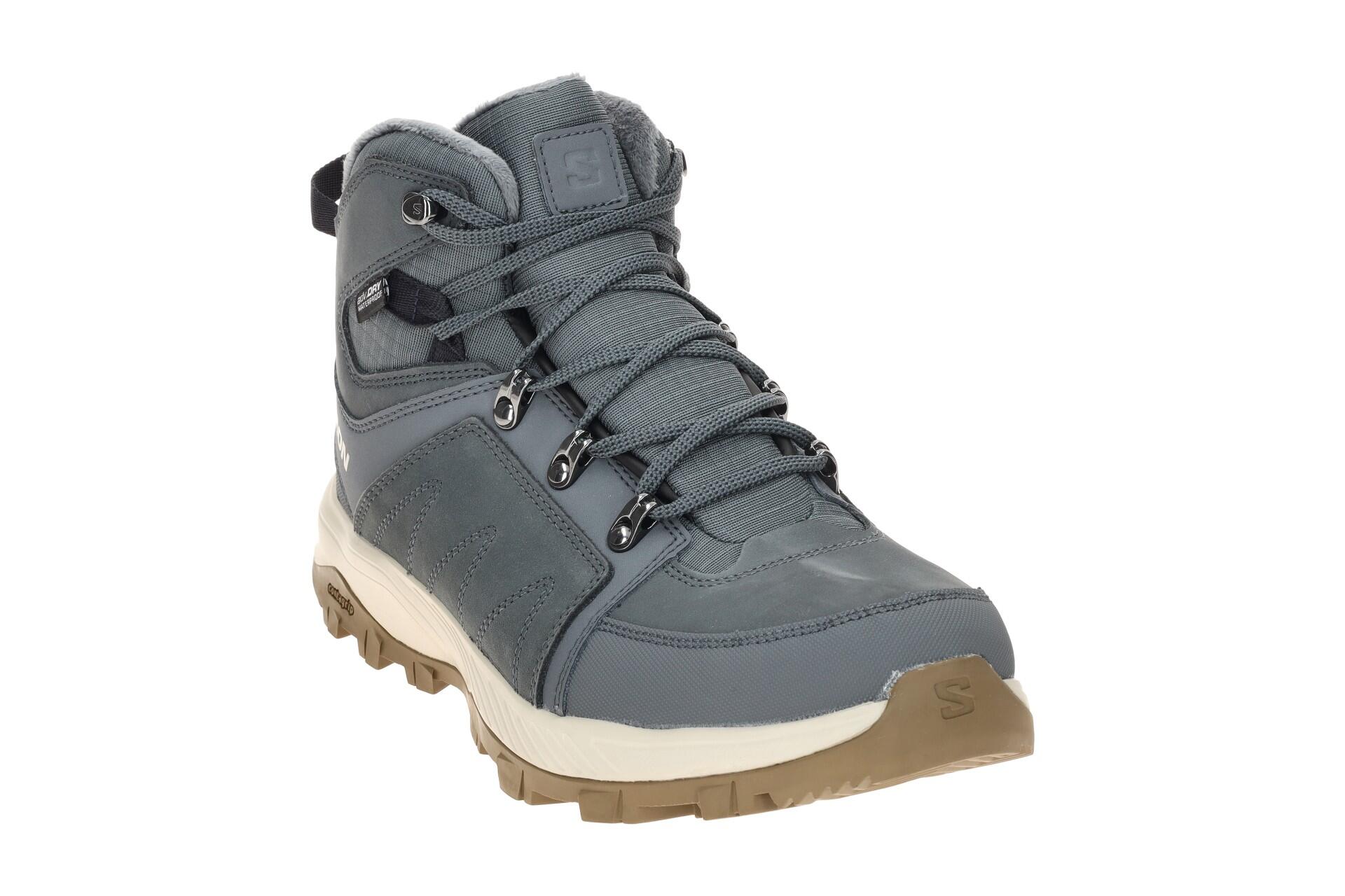 Salomon Outchill Thinsulate Stiefel grau blau Waterproof 473839 3/7