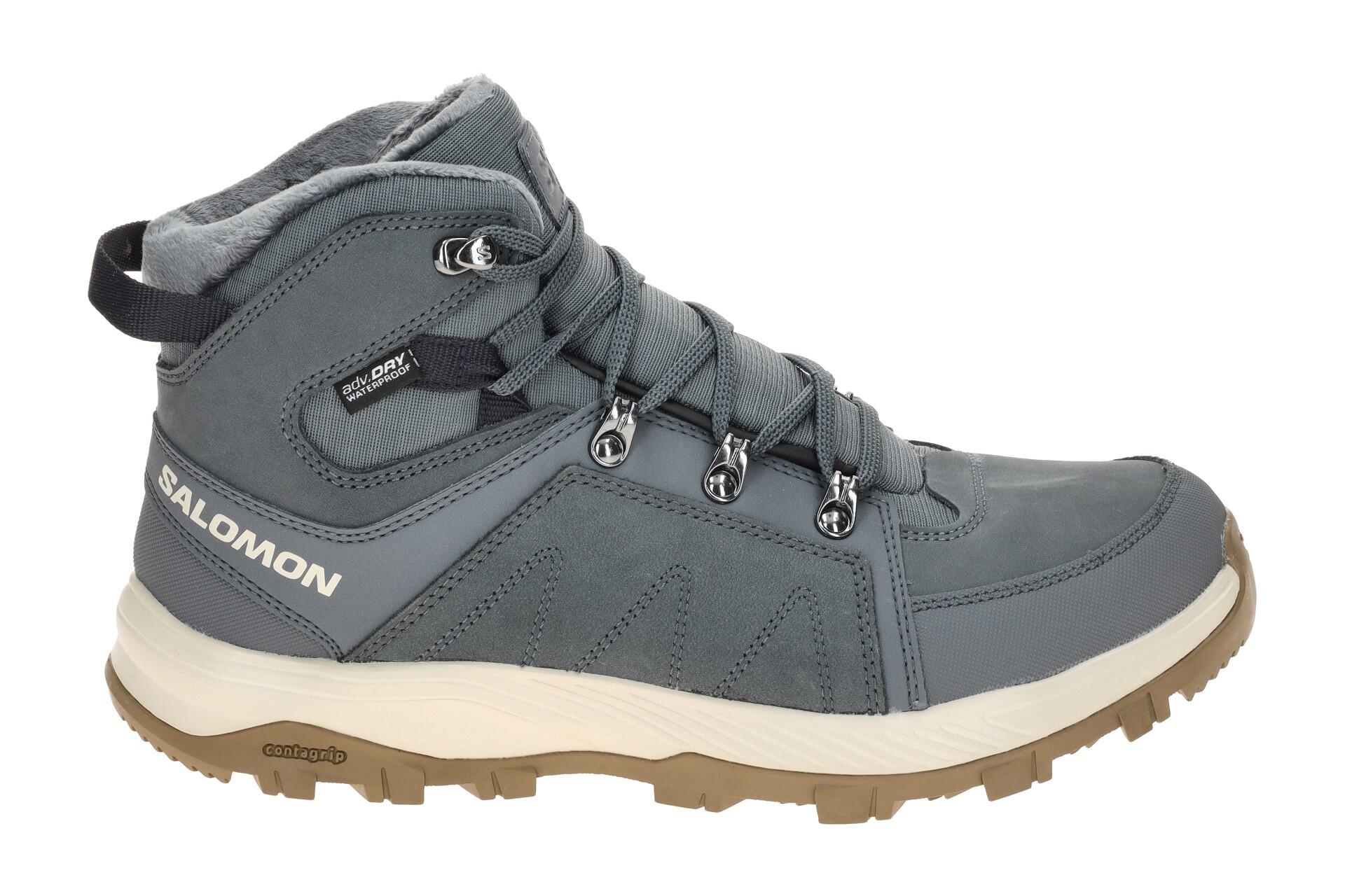 Salomon Outchill Thinsulate Stiefel grau blau Waterproof 473839 2/7