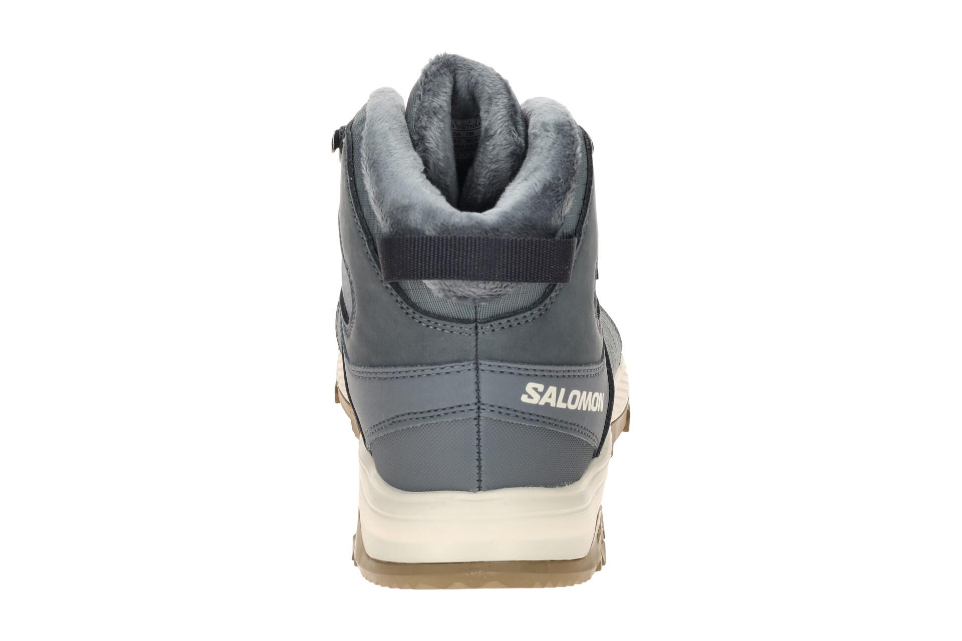 Salomon Outchill Thinsulate Stiefel grau blau Waterproof 473839 5/7