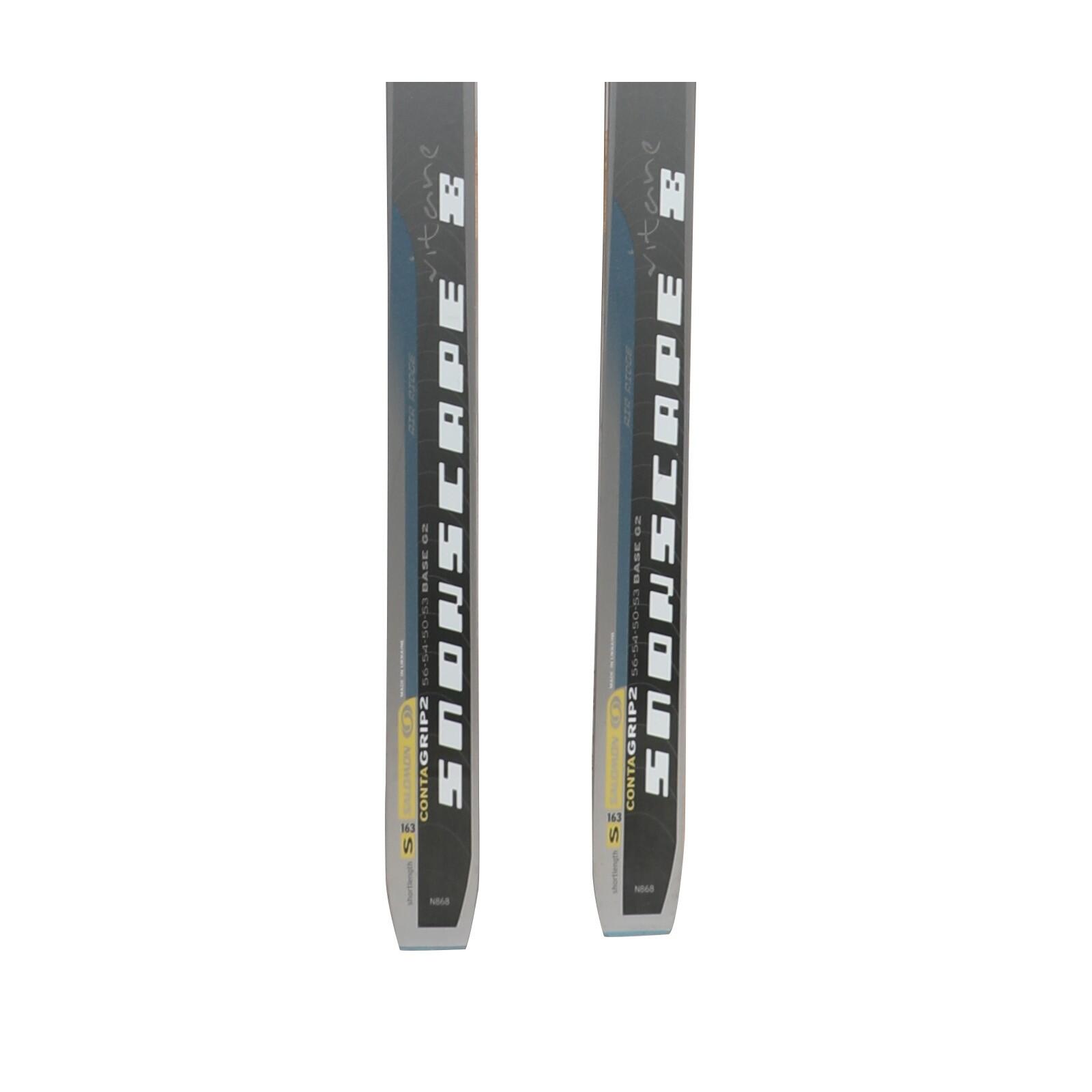 RECONDITIONNE - Ski De Fond Salomon Snowscape 8 + Fixation Sns Profil 4/4