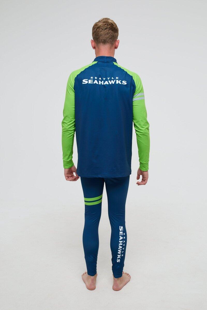 Heren Ski Functioneel Shirt Thermisch NFL Seattle Seahawks 4/4