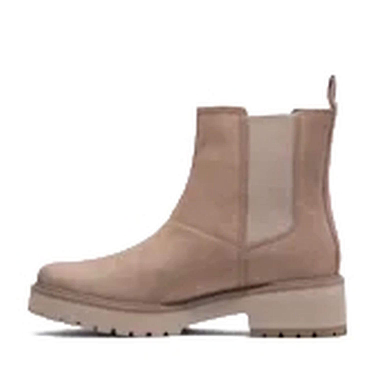 Timberland Carnaby Cool Mid Chelsea Boot Taupe Grau 39 3/7