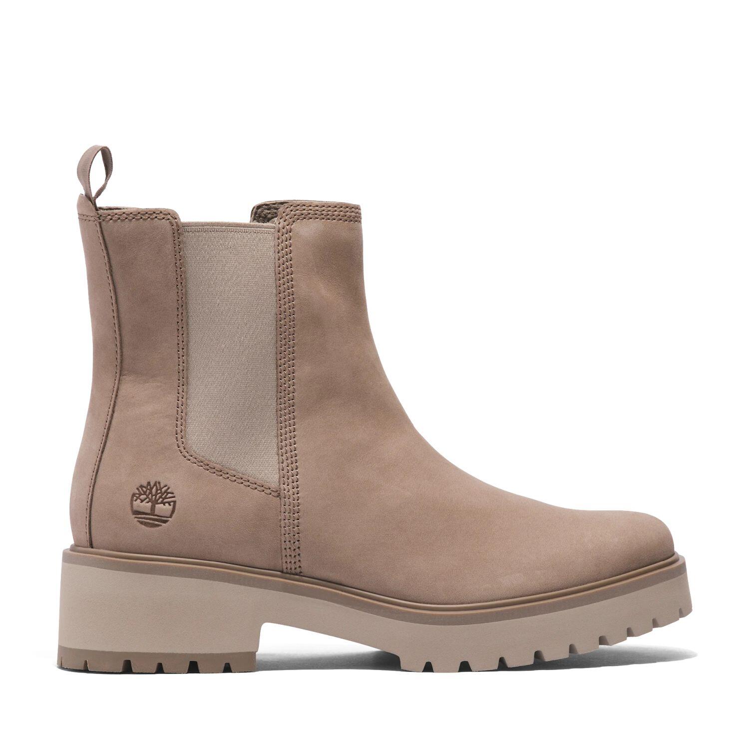 Timberland Carnaby Cool Mid Chelsea Boot Taupe Grau 39 2/7