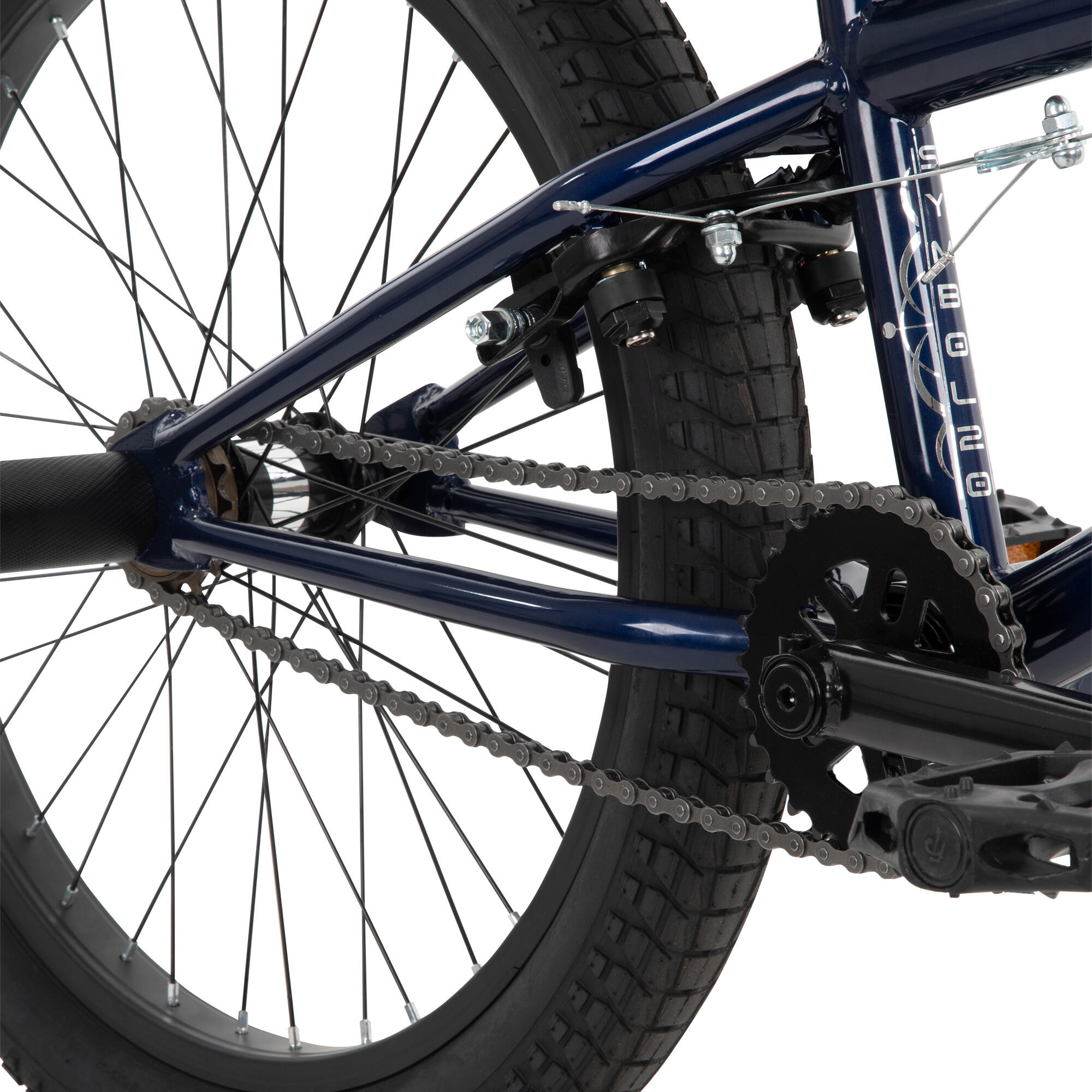 Symbol Freestyle 20-Zoll-BMX, marineblau 7/7