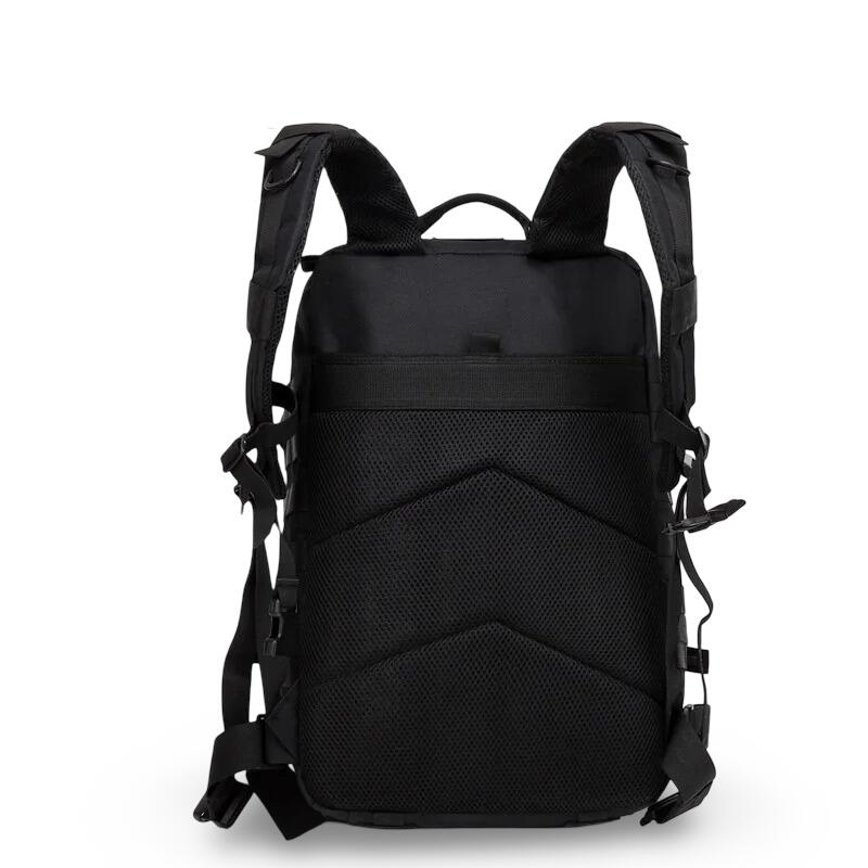 M-Tac Zaino tattico Molle 20L - Zaino militare militare Daypack Combat Bag, nero, 20L, Zaini