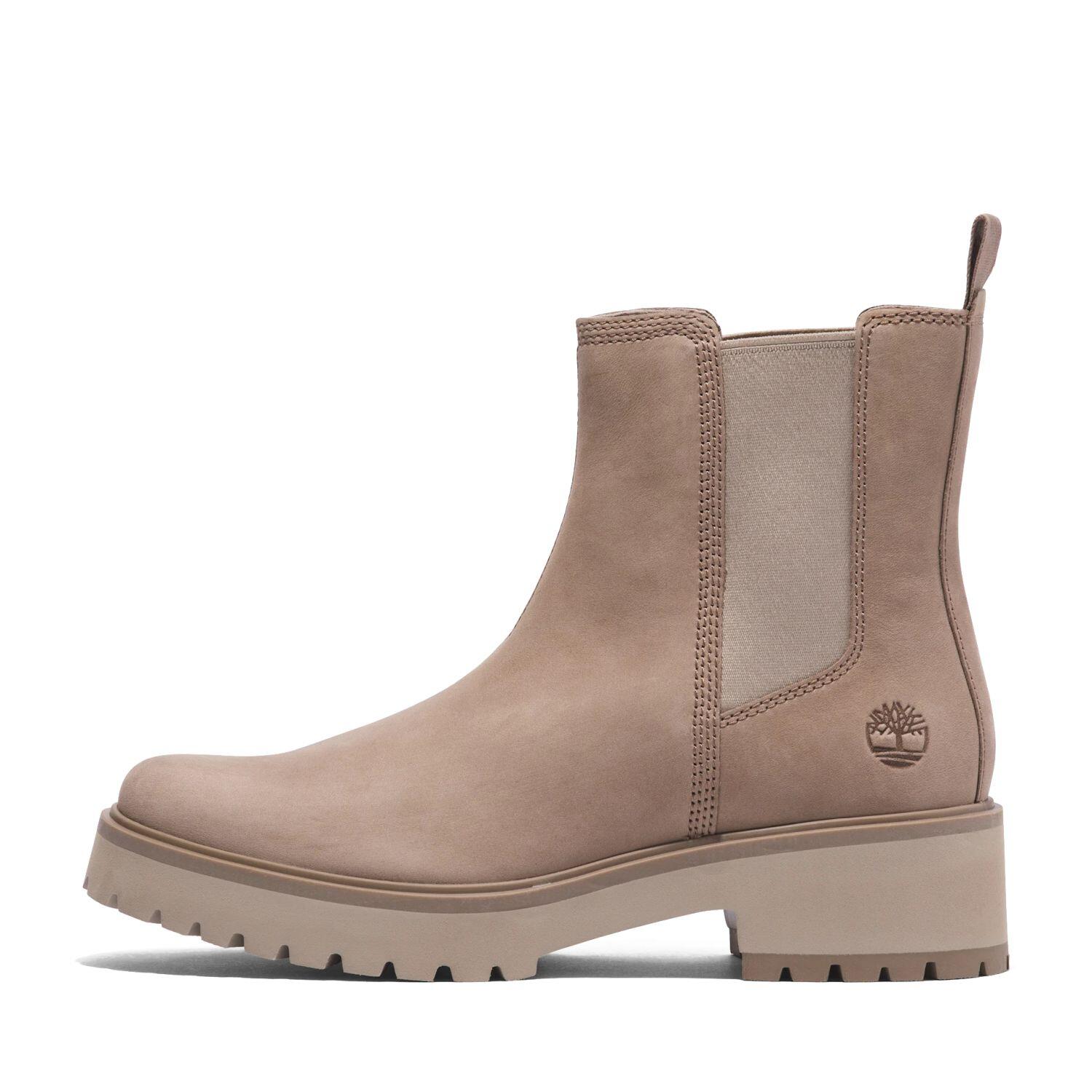 Timberland Carnaby Cool Mid Chelsea Boot Taupe Grau 39 5/7