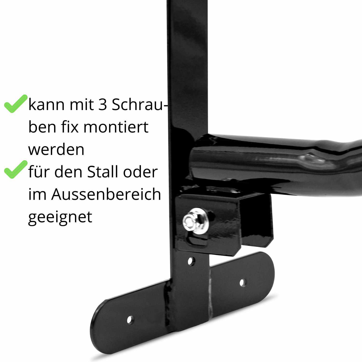 AMKA Sattelhalter klappbar für 2 Sattel aus Metall zum Einhängen B WAHL 3/4