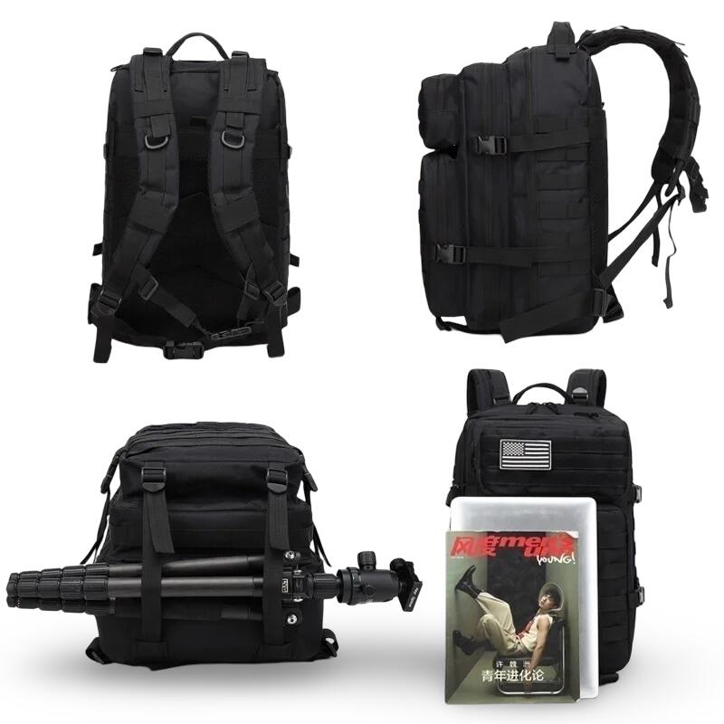 Mochila Táctica Militar Inuitz 56L – Resistente, Ajustable y Multifuncional 2/3
