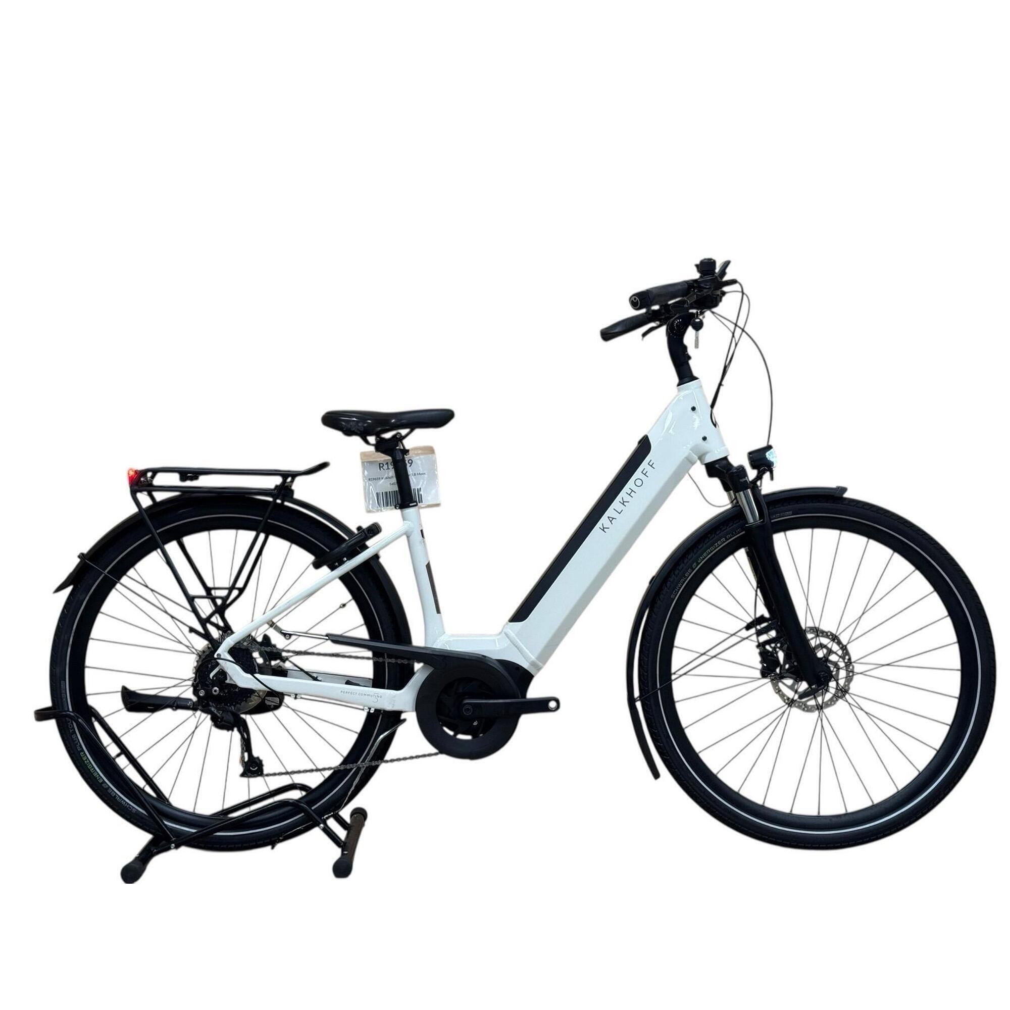 Kalkhoff - Reconditionné - Vélo Électrique Kalkhoff Endeavour 3 B Move - Comme Neuf - Vélo Ville Longue Distance - Blanc|noir - 43 Cm - Decathlon