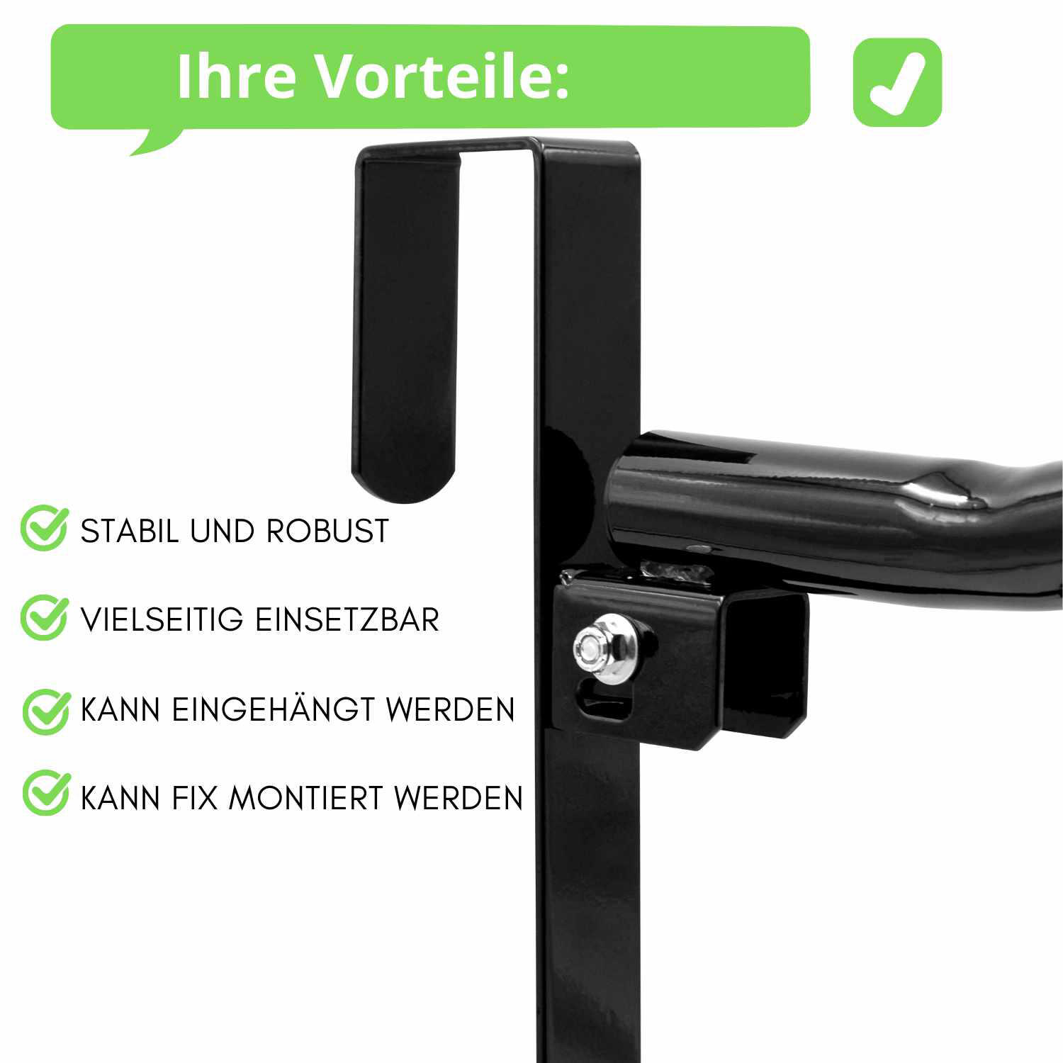 AMKA Sattelhalter klappbar für 2 Sattel aus Metall zum Einhängen B WAHL 2/4