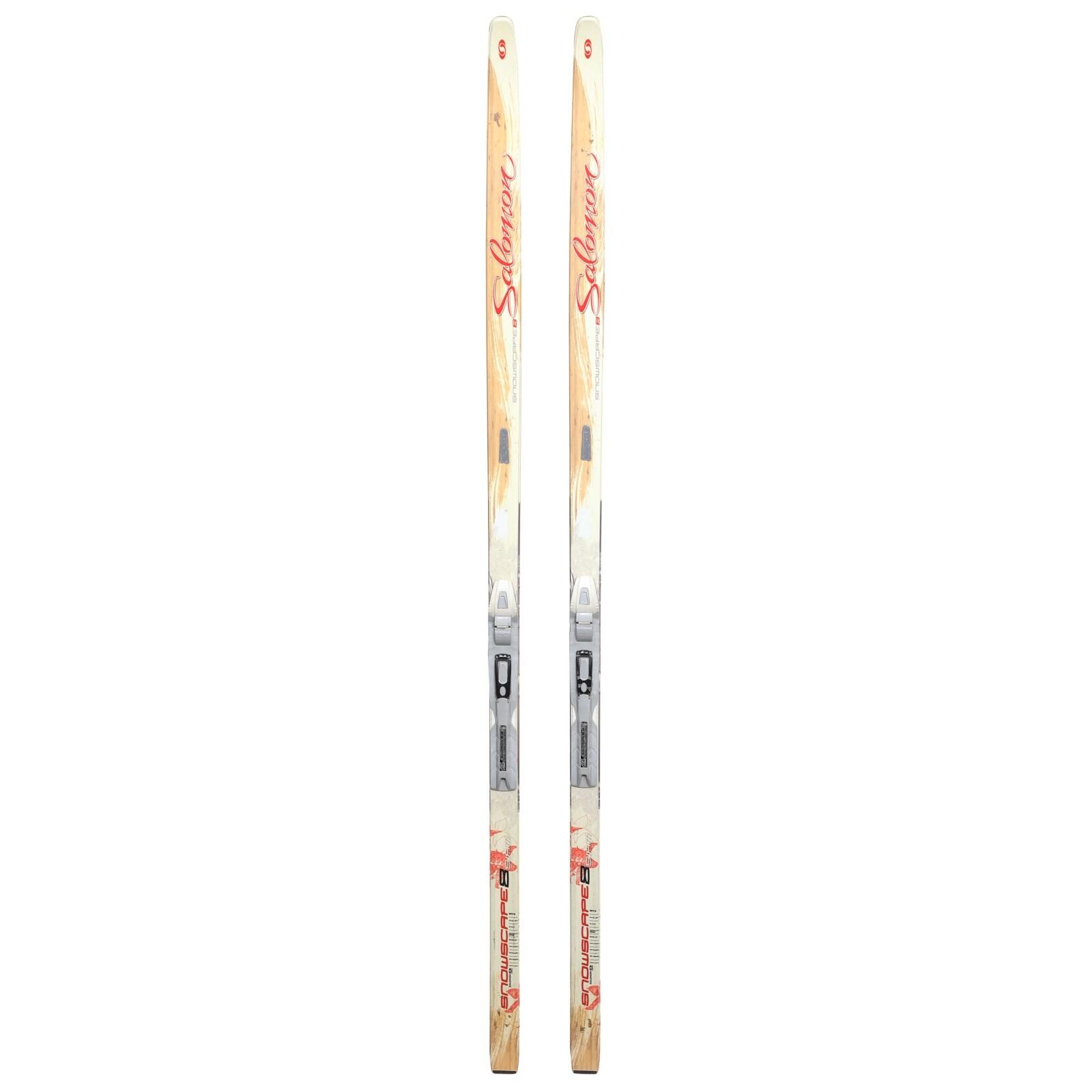 RECONDITIONNE - Ski De Fond Salomon Snowscape 8 Siam + Fixation Sns 2/4