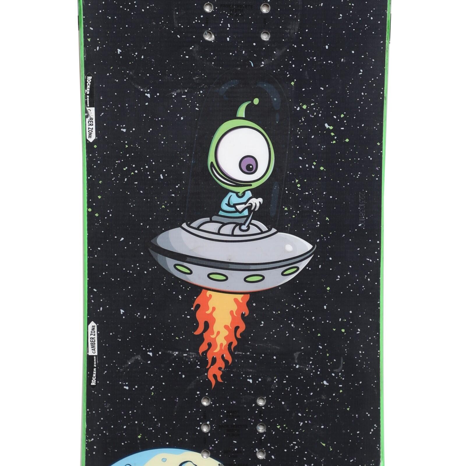 TWEEDEHANDS - Snowboard Occasion Junior Rossignol Scan + Fixation Coque - GOEDE 3/5