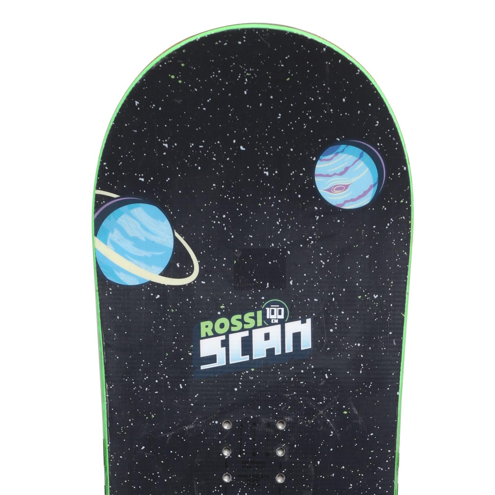 TWEEDEHANDS - Snowboard Occasion Junior Rossignol Scan + Fixation Coque - GOEDE 2/5