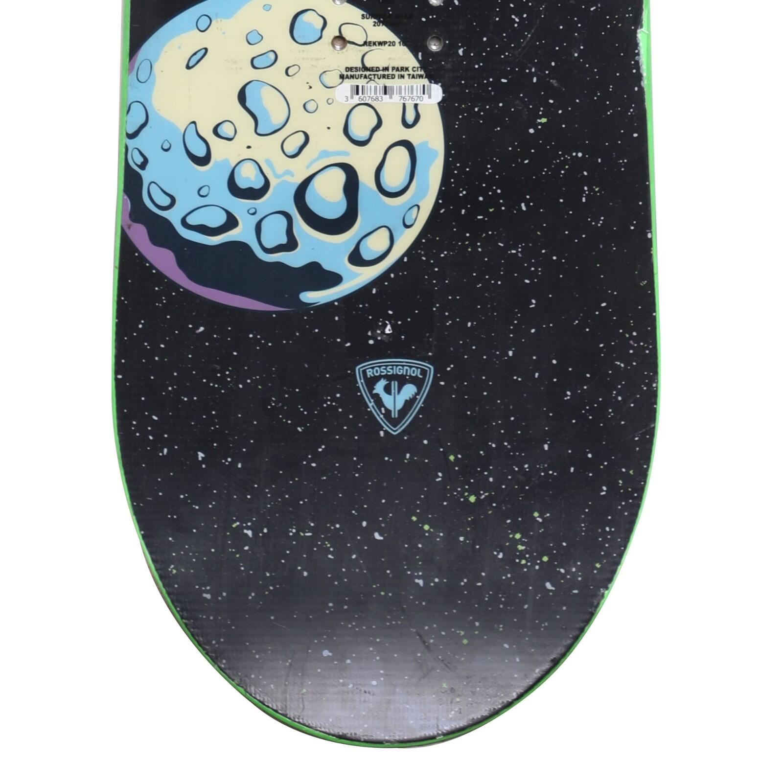 TWEEDEHANDS - Snowboard Occasion Junior Rossignol Scan + Fixation Coque - GOEDE 4/5