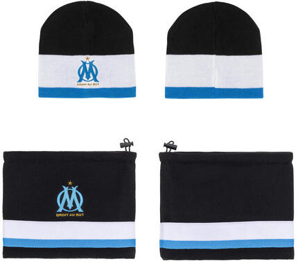 Coffret Bonnet cache cou OM - Collection officielle OLYMPIQUE DE MARSEILLE