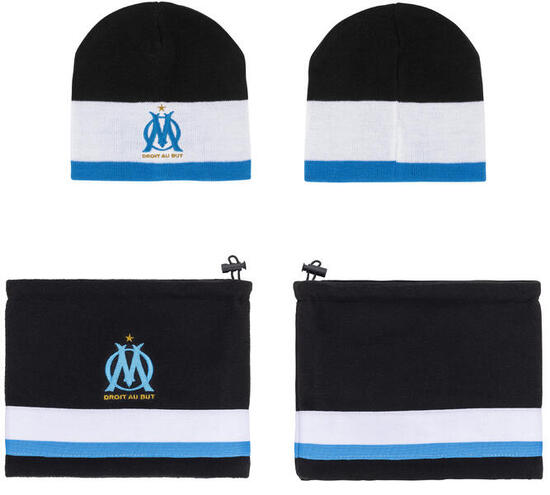Coffret Bonnet cache cou OM - Collection officielle OLYMPIQUE DE MARSEILLE