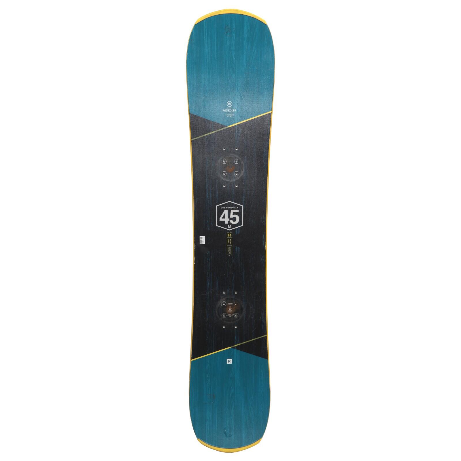 Nidecker - Reconditionne - Snowboard Nidecker Rhythm Series + Fixations Coque - Snowboard - Bleu|multicolore - 150cm - Decathlon