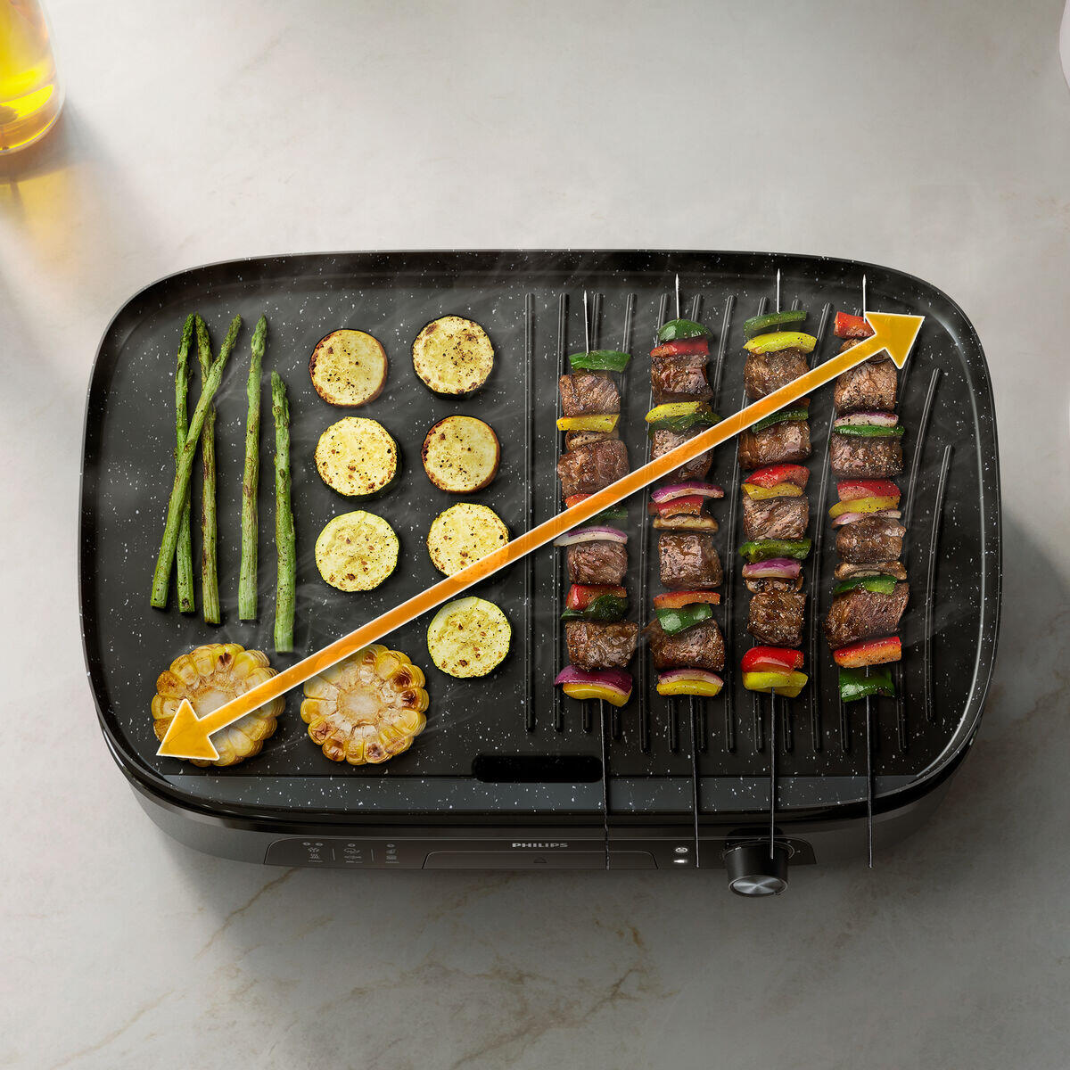 Grill PHILIPS HD6210/90 2400 W 4/4