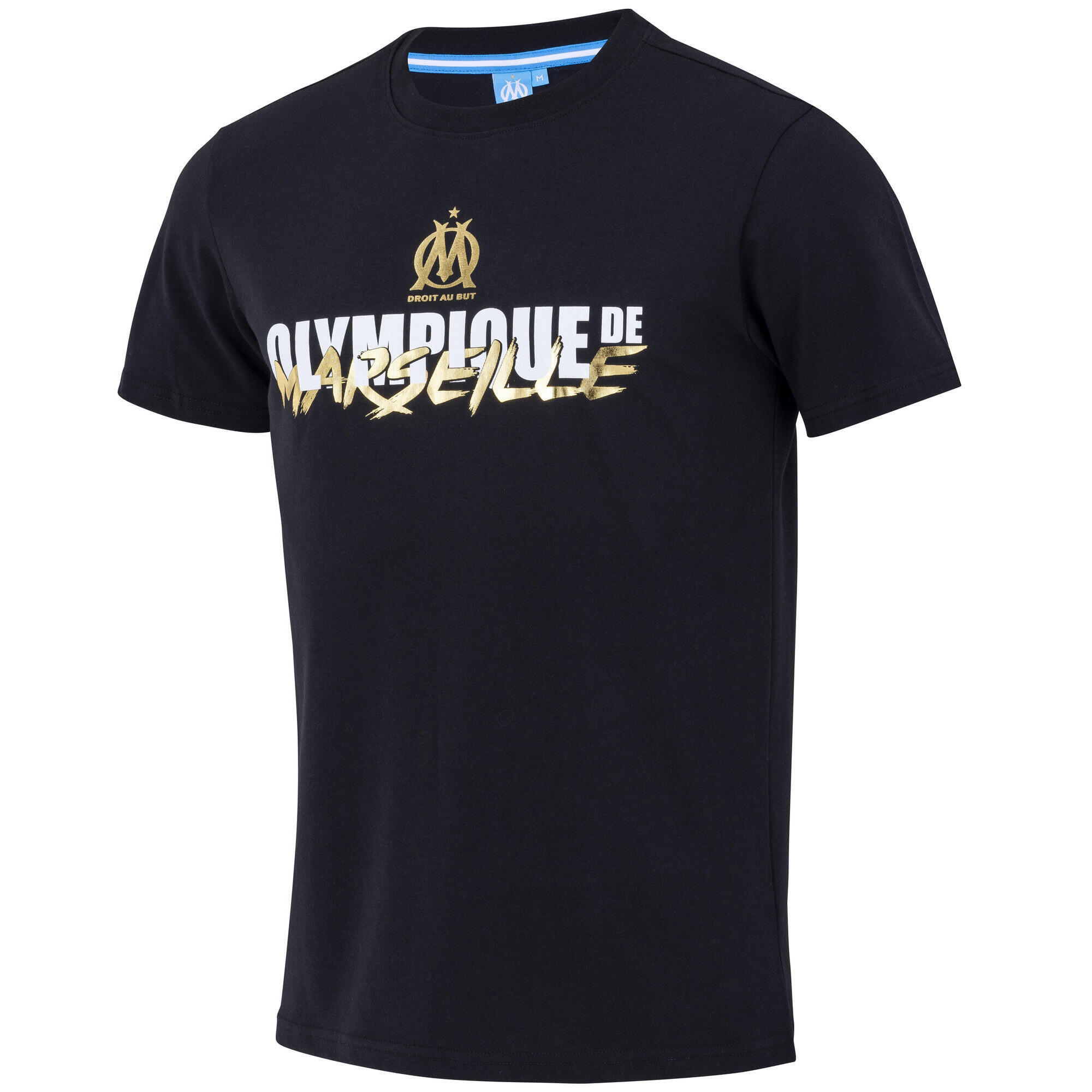 T-shirt Officiel Olympique De Marseille 'Droit Au But' - 100% Coton - Taille Enfant - Supporter OM Ligue 1 - 4