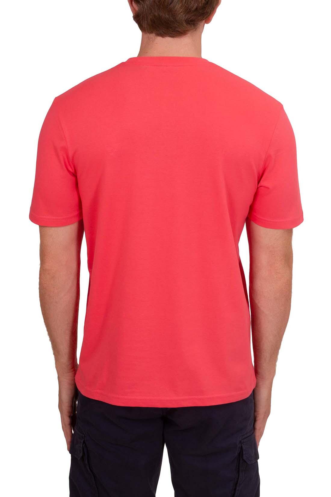 T-shirt uomo a tinta unitalogo 3/4