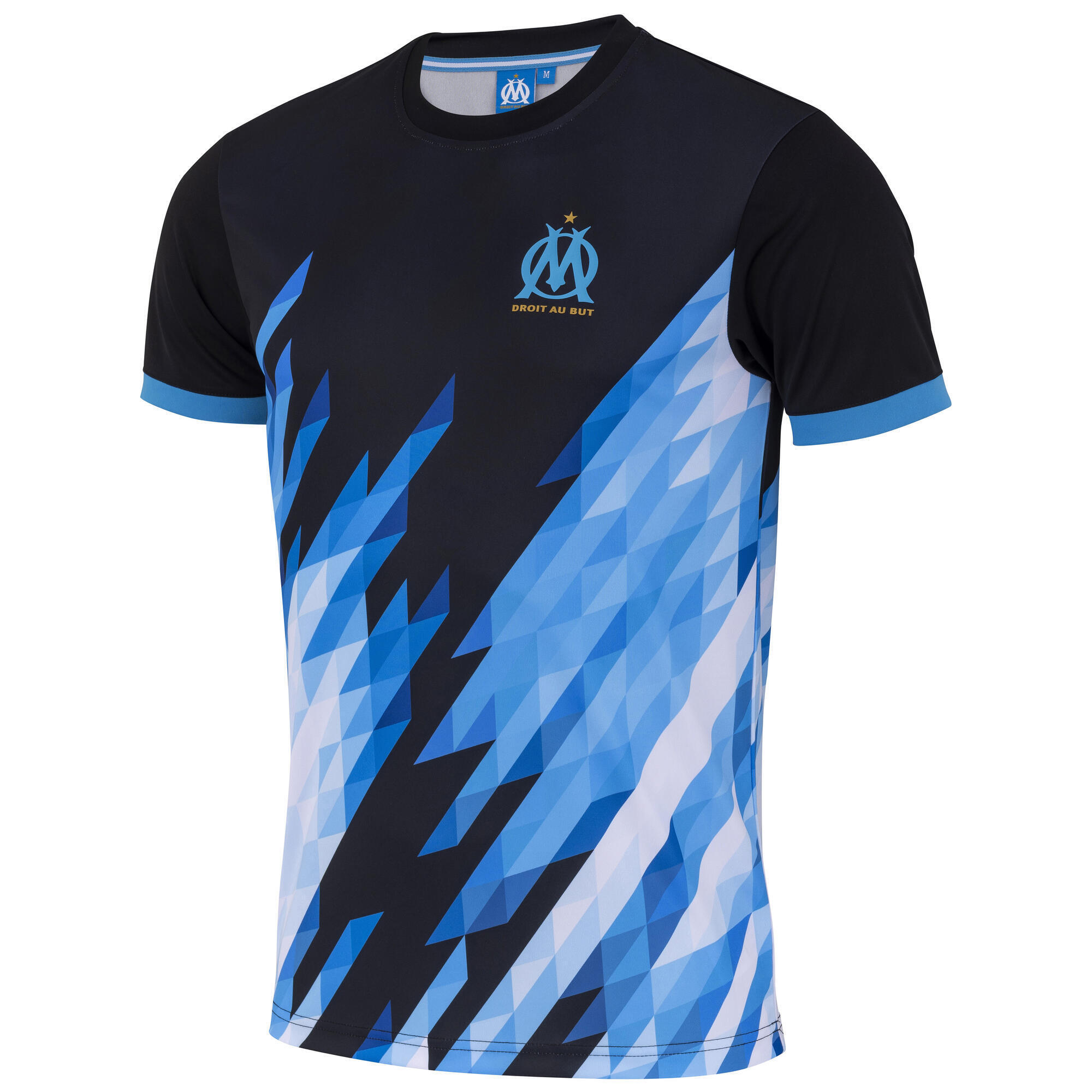 Olympique De Marseille - Maillot Enfant Om - Collection Officielle Olympique De Marseille - Maillot Manches Courtes - Noir - Decathlon