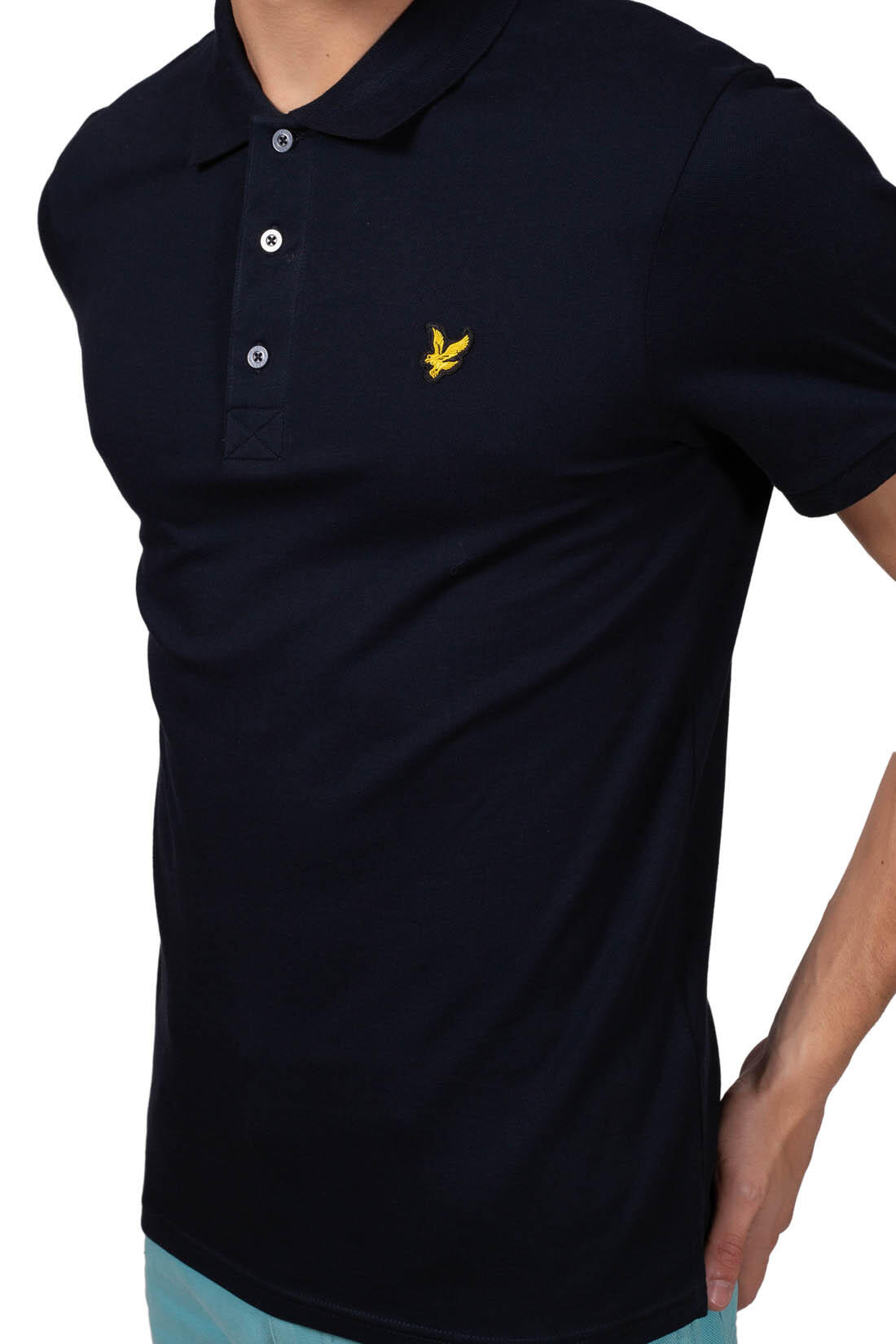 Polo uomo basic a tinta unita 4/5