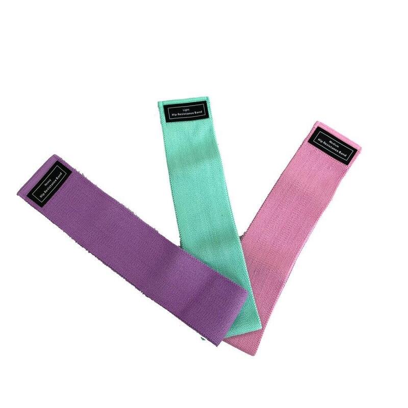 Set 3 benzi elastice, material Polyester&Latex TECHFIT, Saculet transport