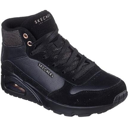 Stiefel Skechers Uno - Stacre Shine, Schwarz, Unisex