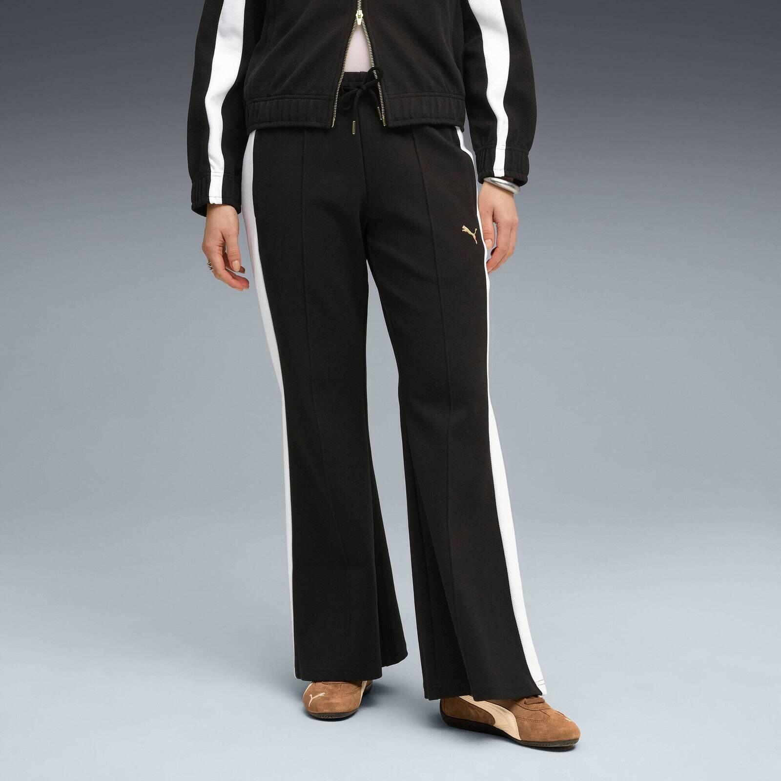 Pantalon Puma T7 Flared Pants, Noir, Femmes 5/5